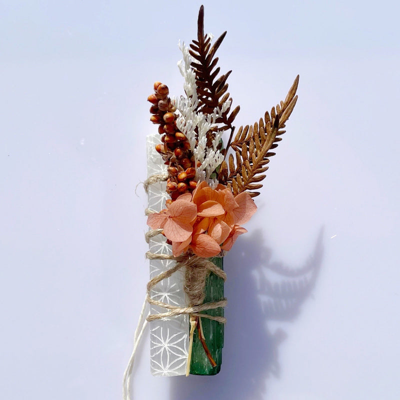Selenite Crystal Flower wand
